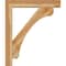 Ekena Millwork Legacy Block Rough Sawn Bracket w/ Offset Brace, Western Red Cedar, 6"W x 32"D x 38"H BKT0604X32X38LEC05RWR - alternate 2